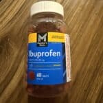 ibuprofen laid out on counter