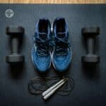 an anti fatigue workout mat