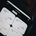 a health tracking app dashboard