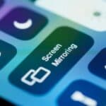 a phone screen iphone control panel