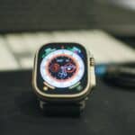 a smart watch display for tracking