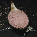 a cluster of pink epsom salt