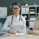 a migraine visit with a doctor