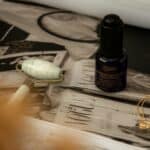 a roller with oils for face